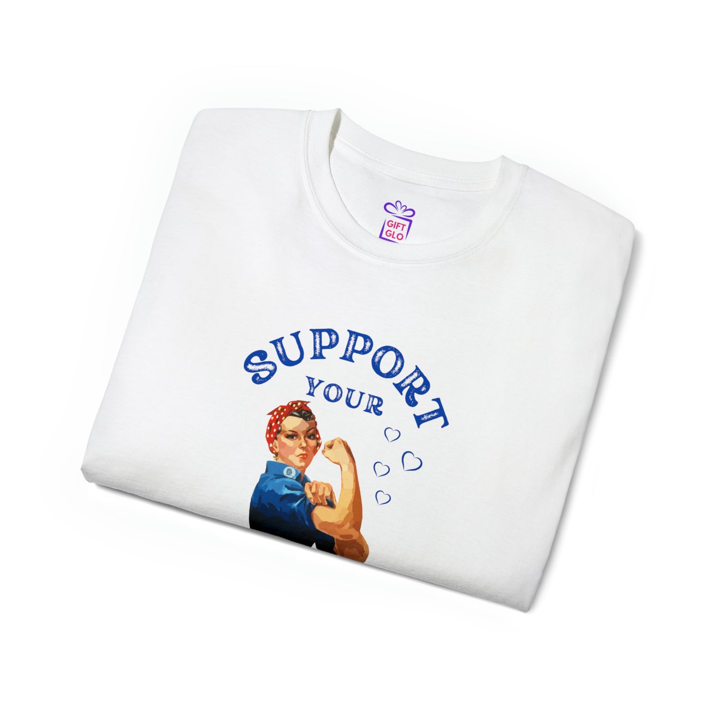 Rosie Recovery Women's T-Shirt - 'Support Your Sober Girl Gang' - Unisex Ultra Cotton Tee