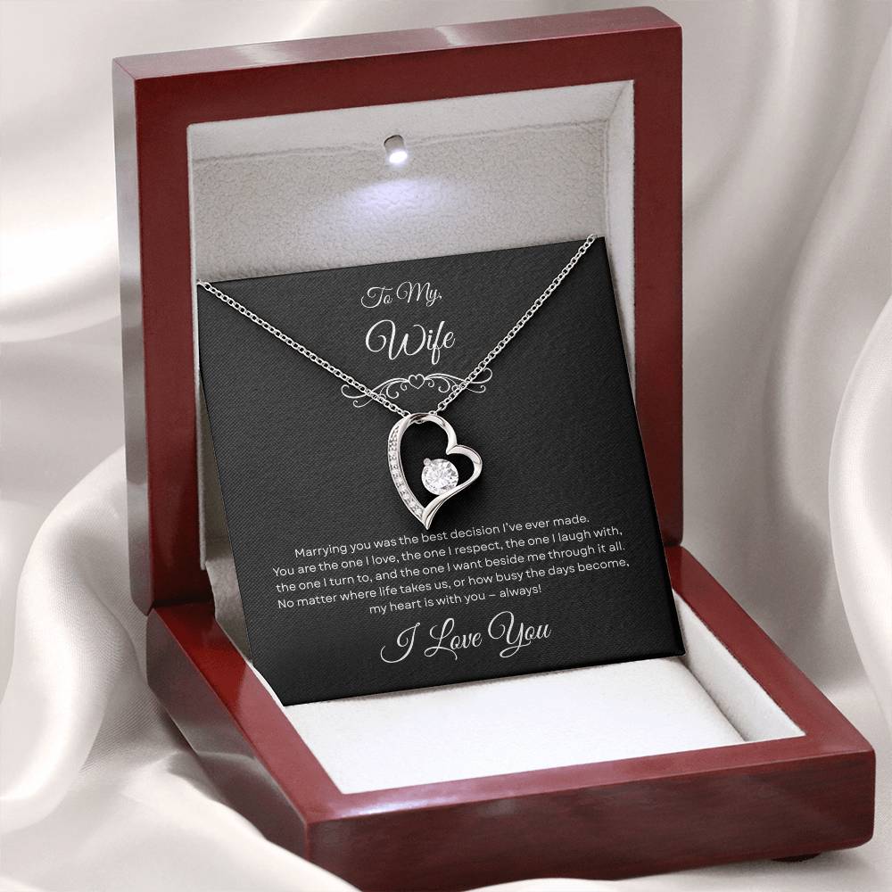 "The One" - Forever Heart Necklace