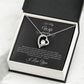 "The One" Forever Heart Necklace - To My Wife