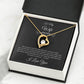 "The One" Forever Heart Necklace - To My Wife