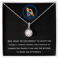 Rosie Recovery Personalized Sobriety Milestone - Serenity Prayer  Message Card - Forever Hope Pendant Necklace with Celebrate [Your Choice of Days or Years] of Sobriety!