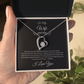 "The One" Forever Heart Necklace - To My Wife