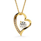 "The One" Forever Heart Necklace - To My Wife