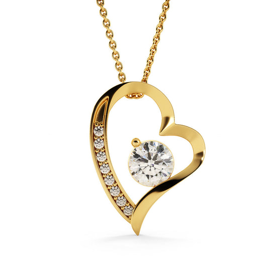 "The One" Forever Heart Necklace - To My Wife